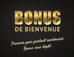 Bonus bienvenue